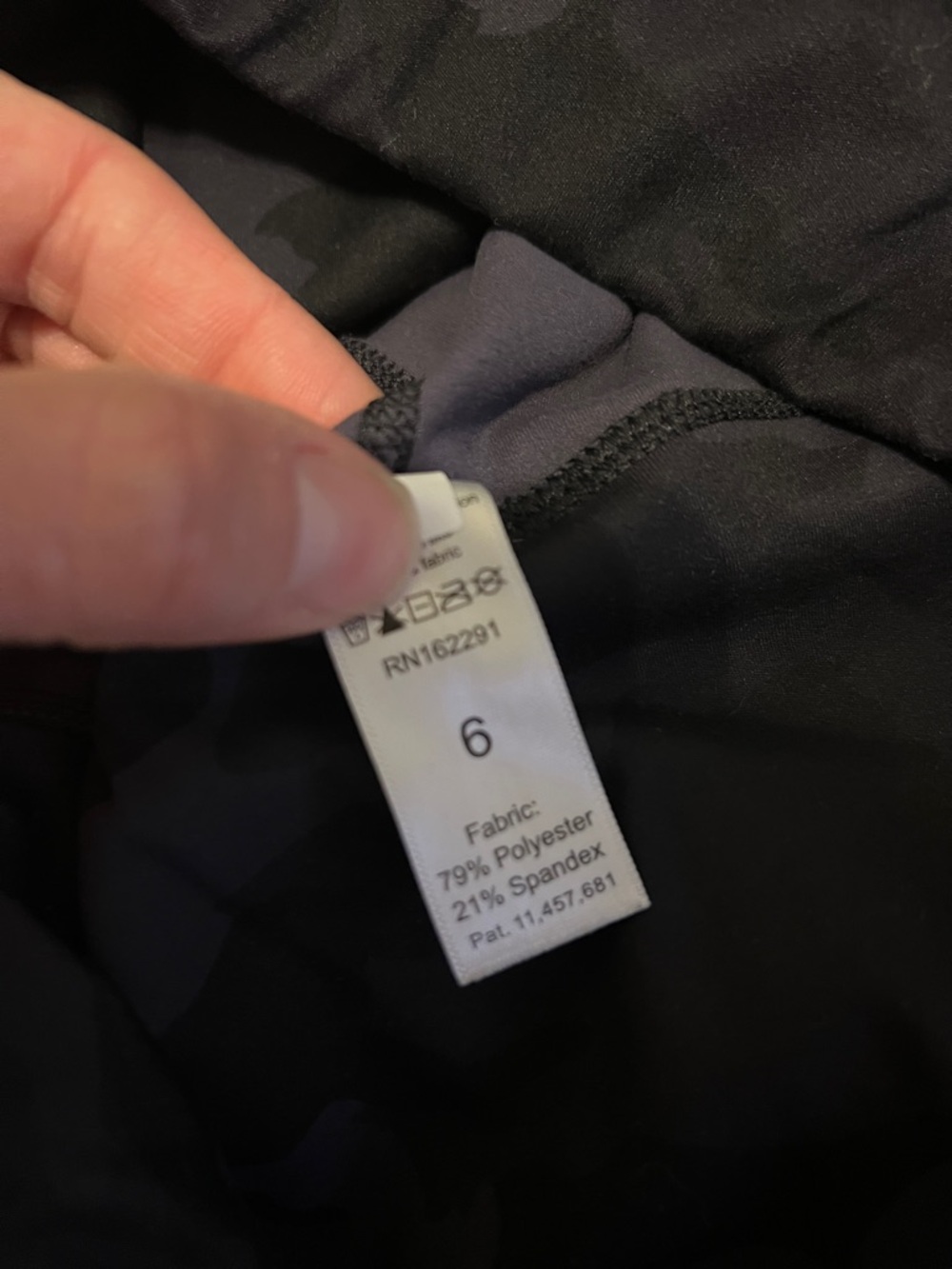 High-Waist Black Ruched Leggings - Picture 16 of 16